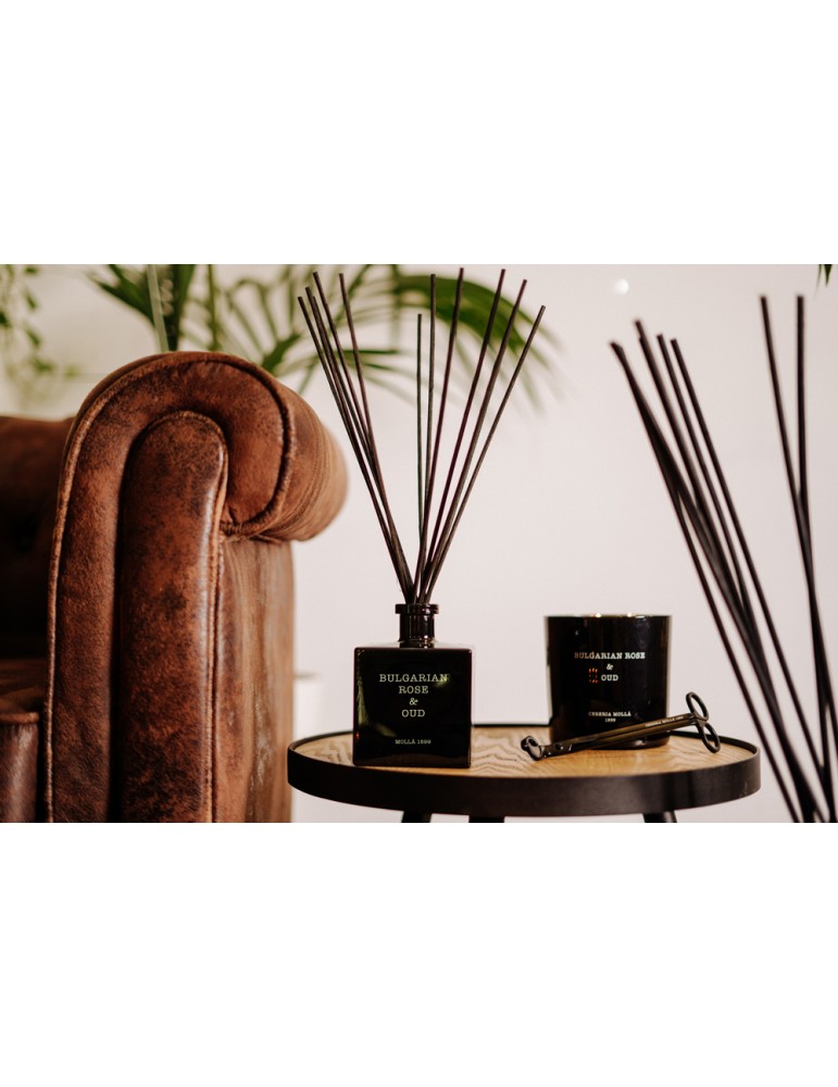 CERERIA MOLLA namų kvapas su lazdelėmis „Bulgarian rose & oud“ 100 ml