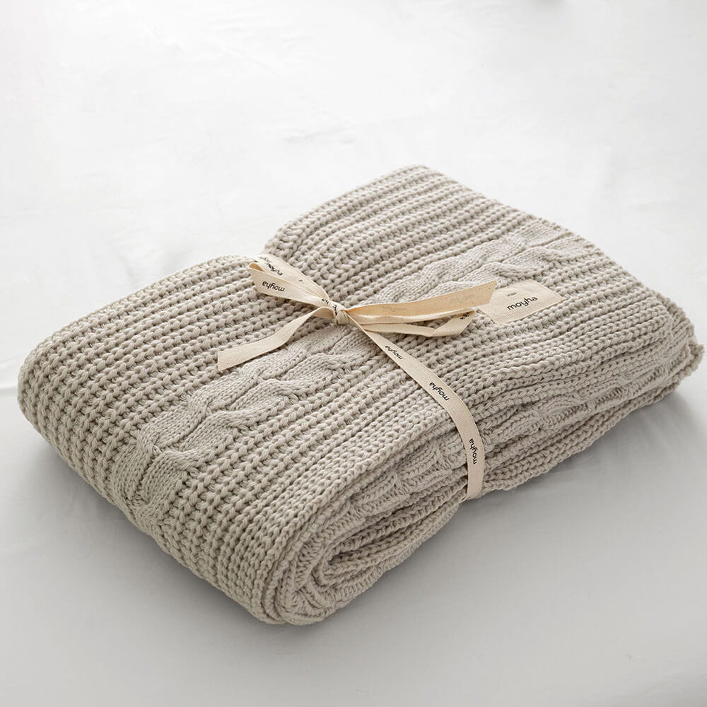 Pledas DECORATIVE WEAVE Kreminis